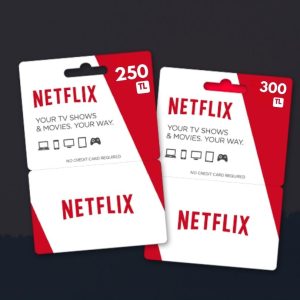 Netflix Turkish Gift card